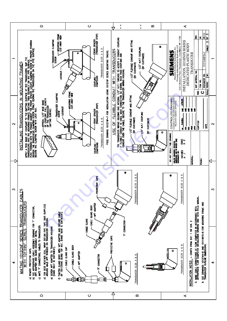 Siemens SITRANS FUP1010 Operating Instructions Manual Download Page 166