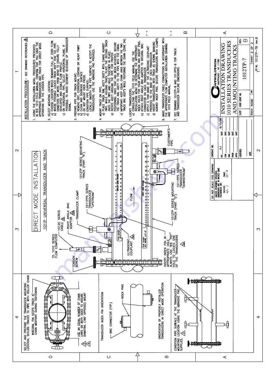 Siemens SITRANS FUP1010 Operating Instructions Manual Download Page 170