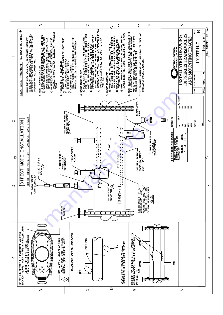 Siemens SITRANS FUP1010 Operating Instructions Manual Download Page 173