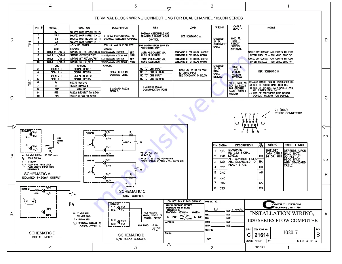 Siemens SITRANS FUS1020 Manual Download Page 208