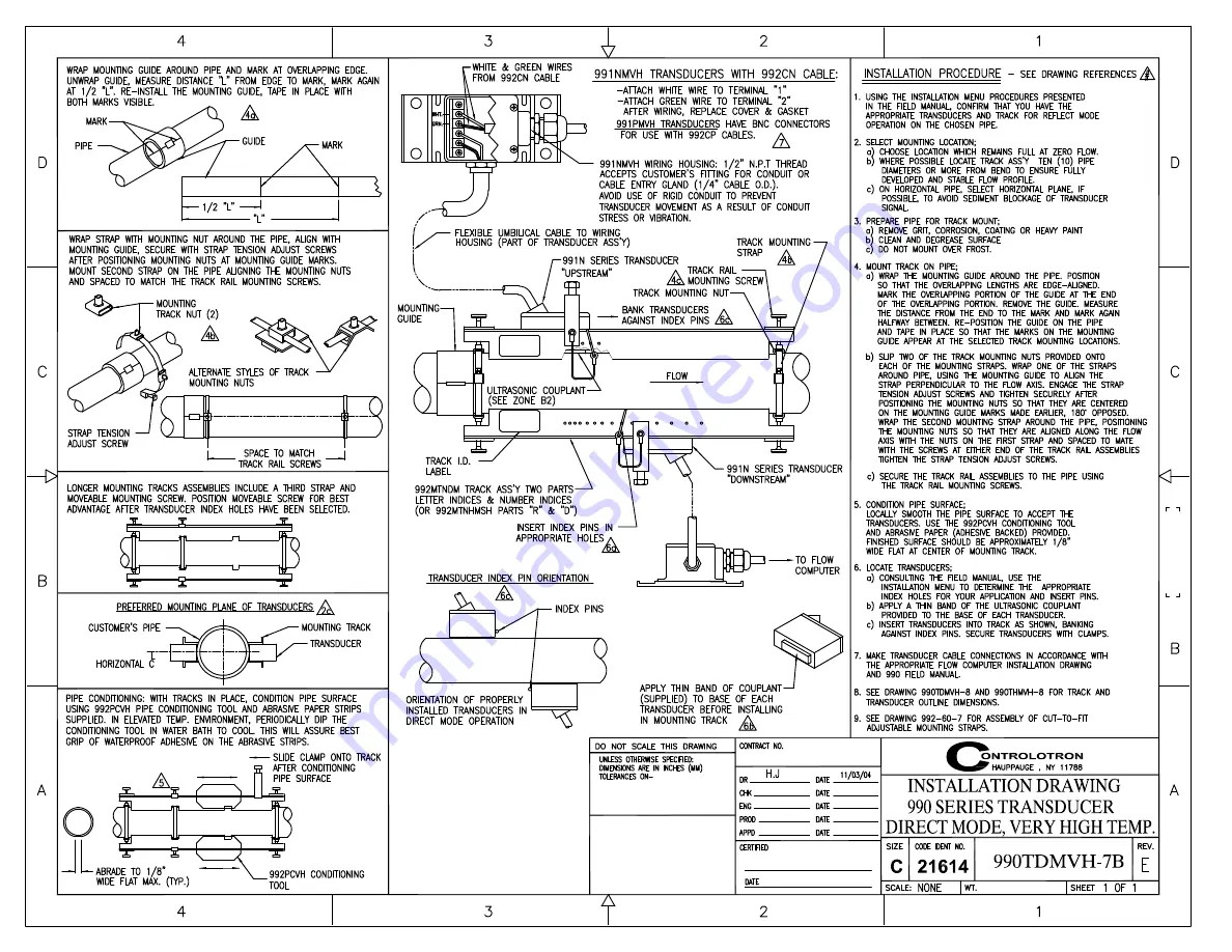 Siemens SITRANS FUS1020 Manual Download Page 216