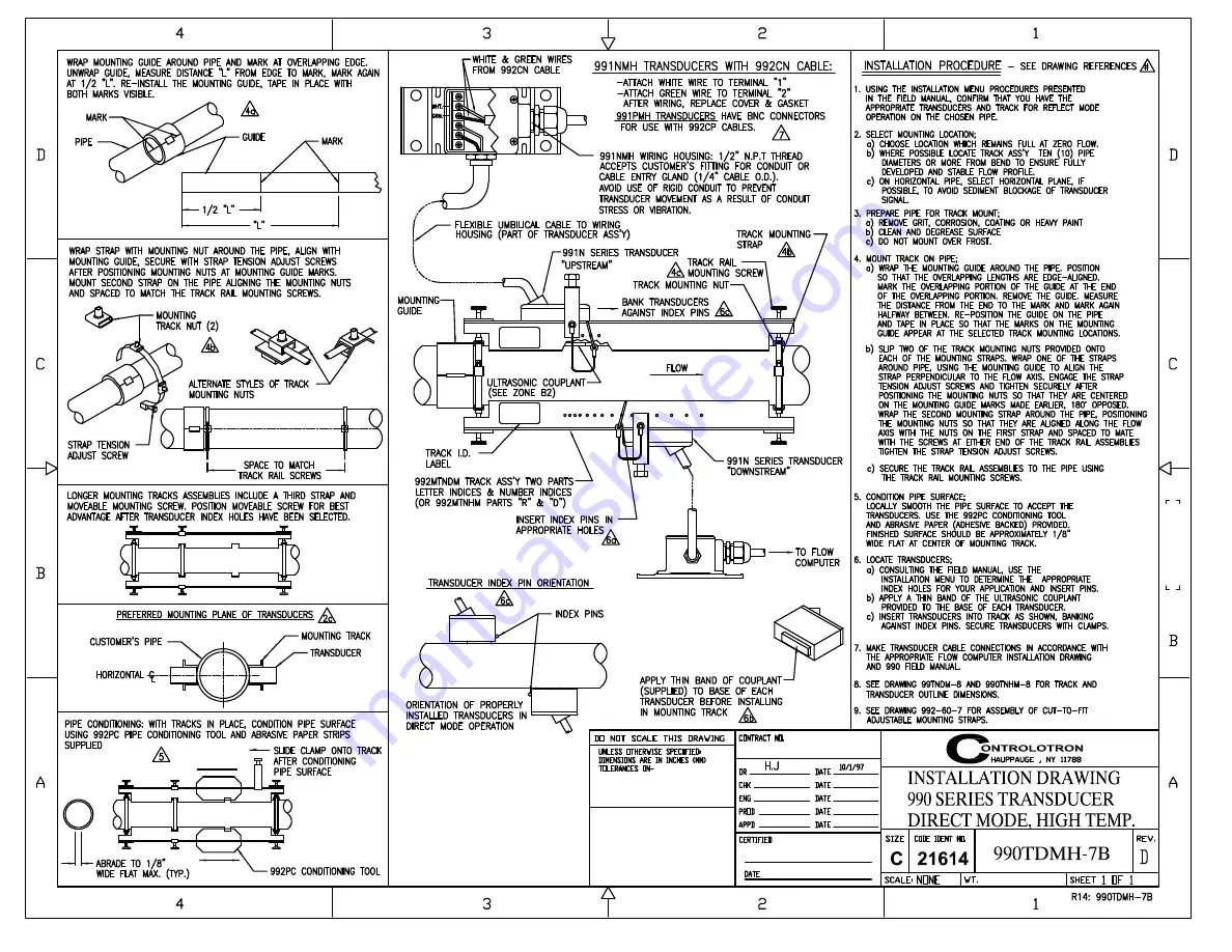 Siemens SITRANS FUS1020 Manual Download Page 219