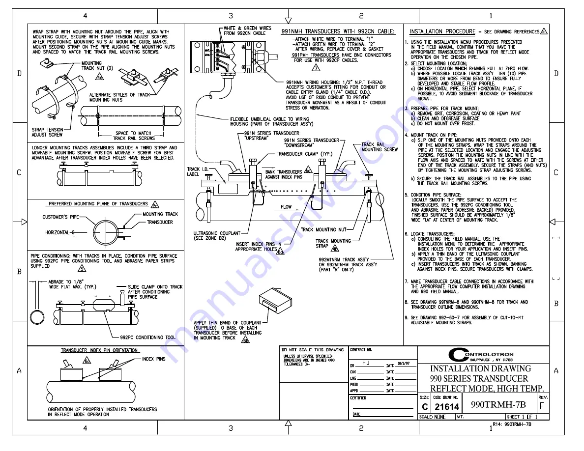 Siemens SITRANS FUS1020 Manual Download Page 220