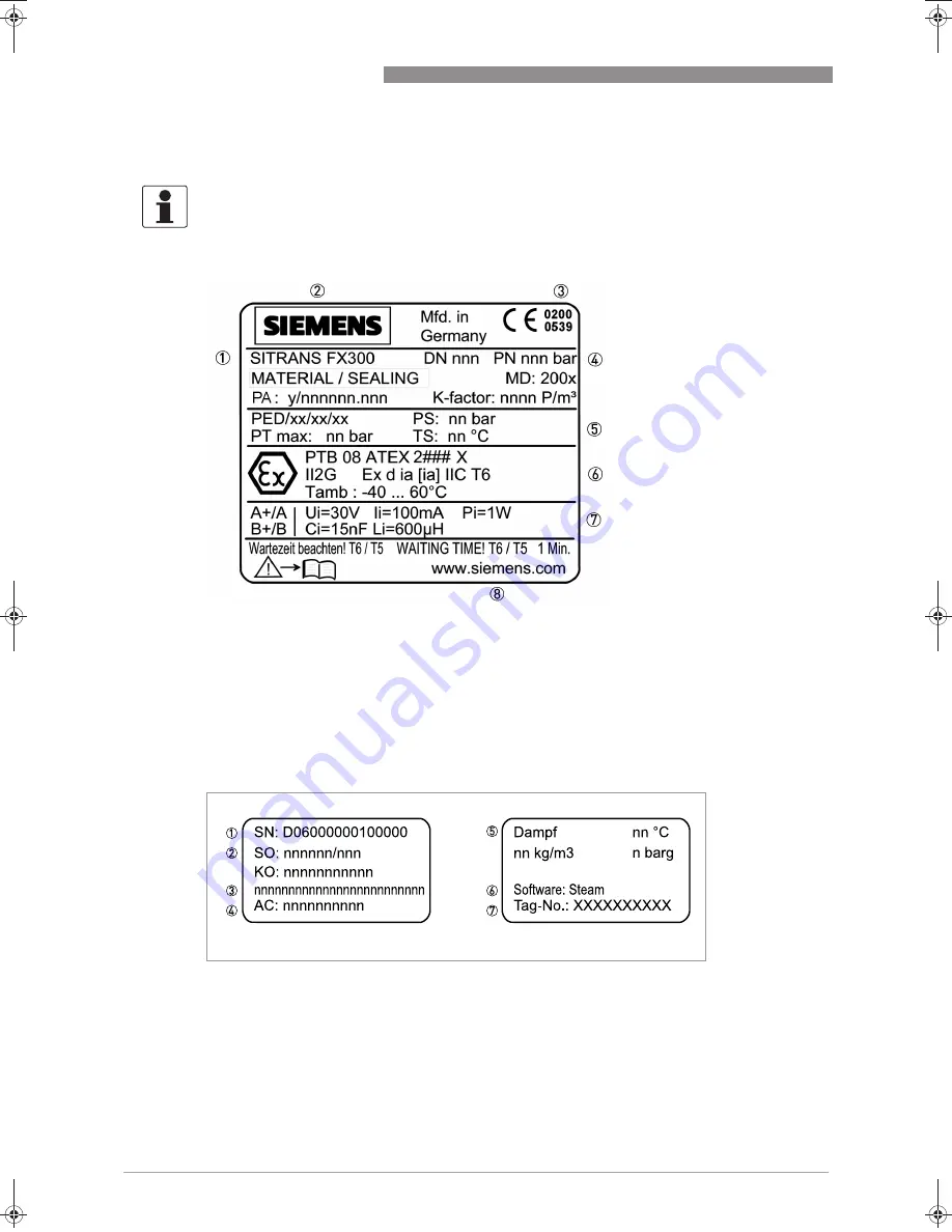 Siemens SITRANS FX300 Operating Instructions Manual Download Page 16