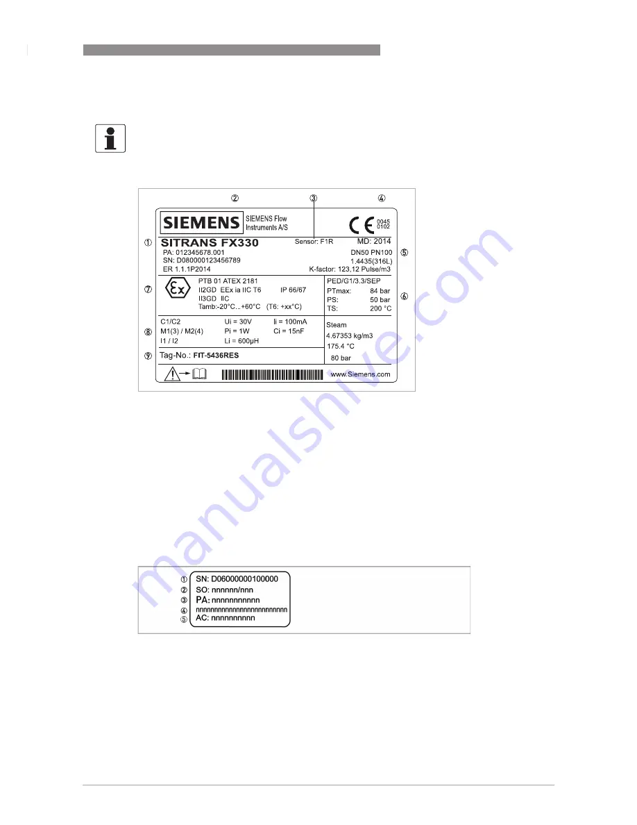 Siemens SITRANS FX330 Operating Instructions Manual Download Page 21