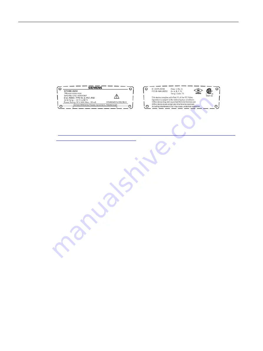 Siemens SITRANS L Operating Instructions Manual Download Page 44