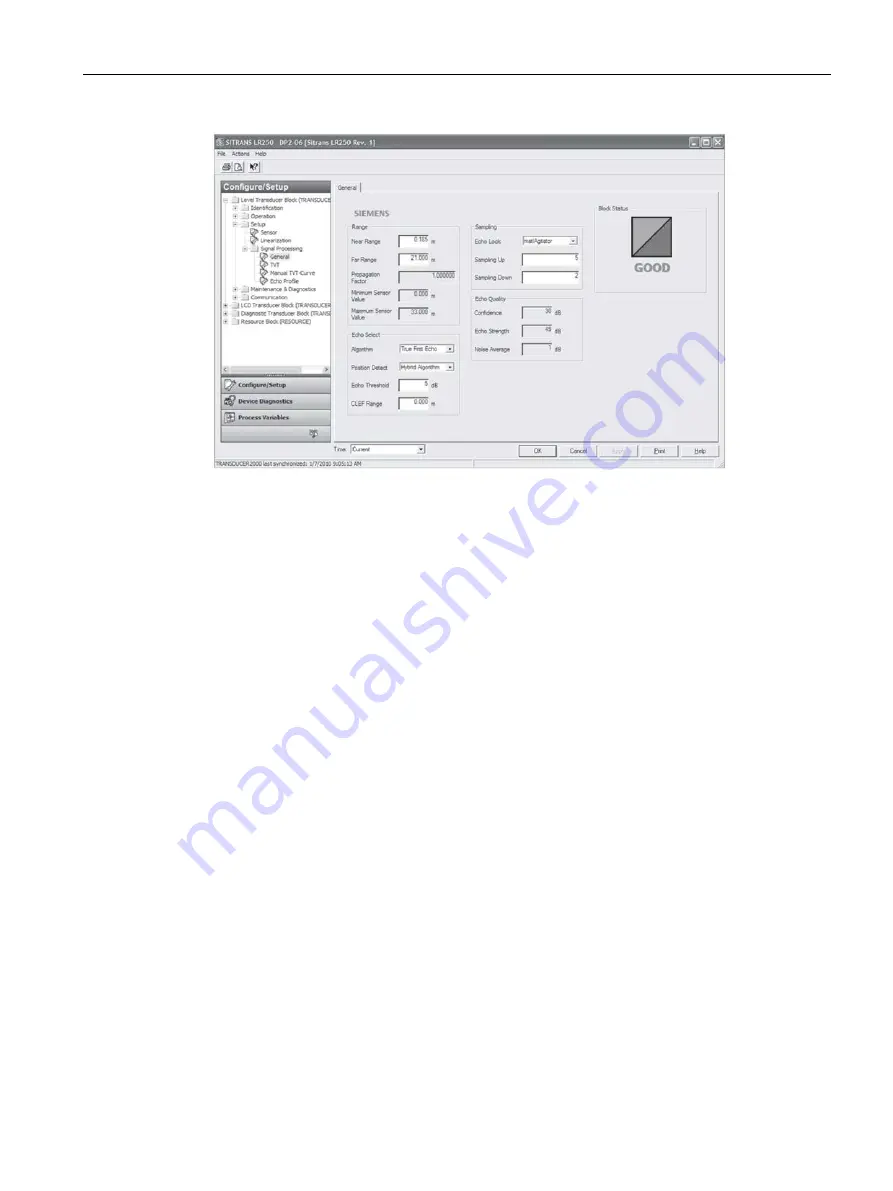 Siemens SITRANS L Operating Instructions Manual Download Page 81