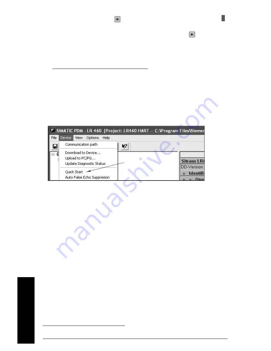 Siemens sitrans lr 460 Quick Start Manual Download Page 160