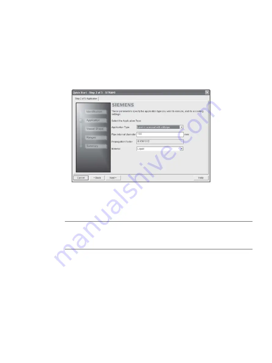 Siemens SITRANS LR200 7ML5422 Operating Instructions Manual Download Page 63