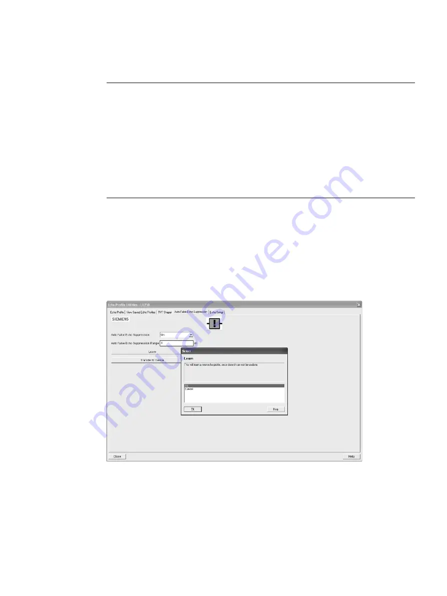 Siemens SITRANS LR200 7ML5422 Operating Instructions Manual Download Page 67