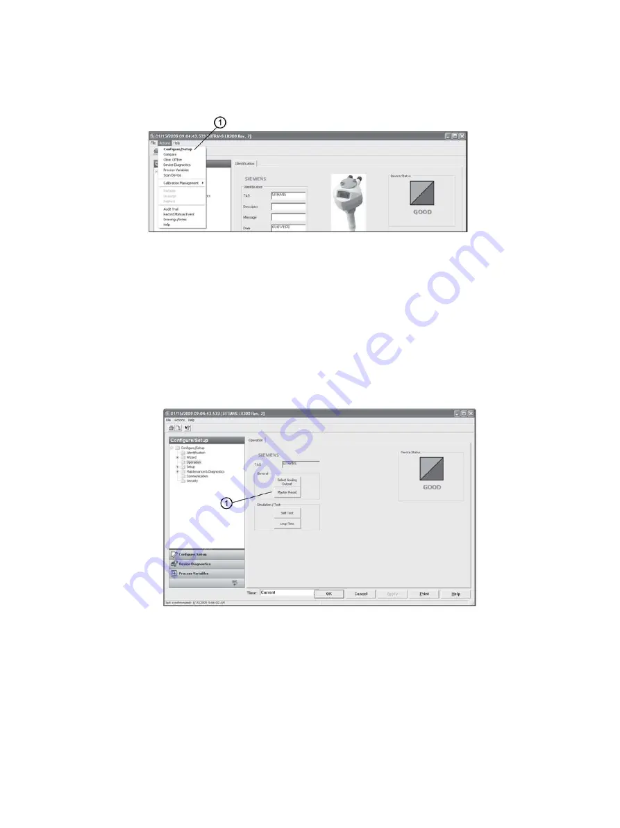 Siemens SITRANS LR200 7ML5422 Скачать руководство пользователя страница 79