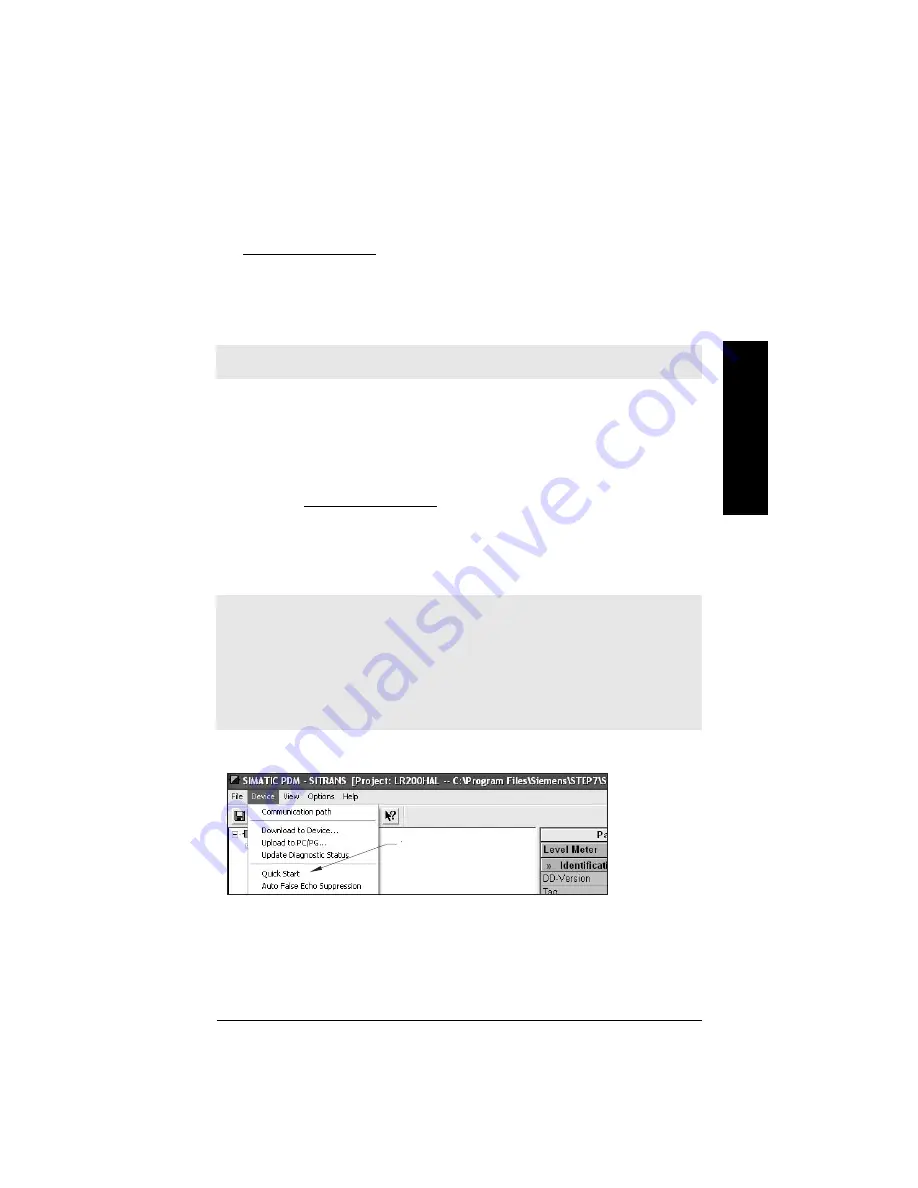 Siemens Sitrans LR200 Quick Start Manual Download Page 242