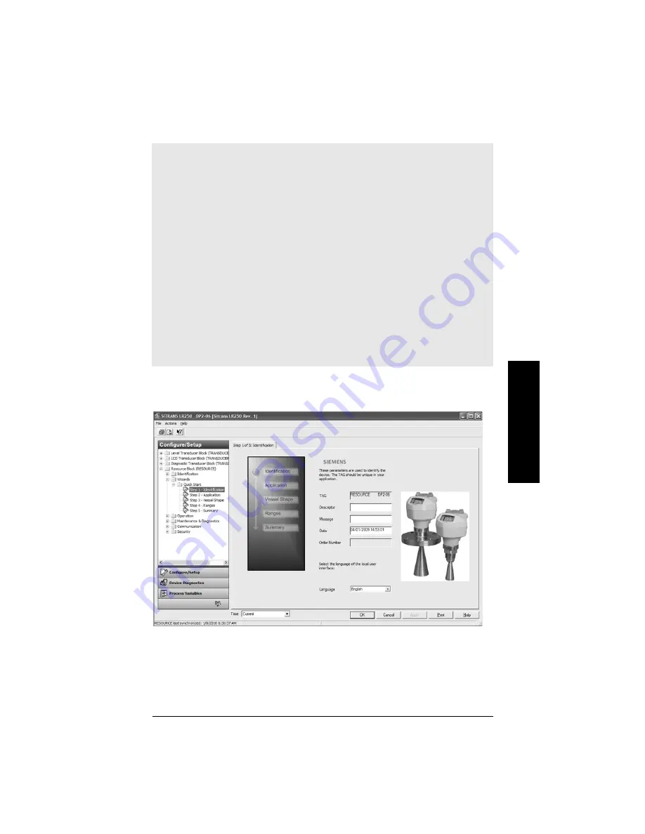 Siemens SITRANS LR25 Quick Start Manual Download Page 168