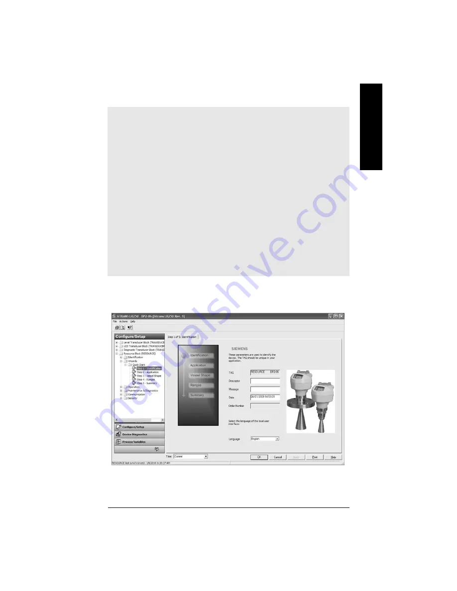 Siemens SITRANS LR25 Quick Start Manual Download Page 240