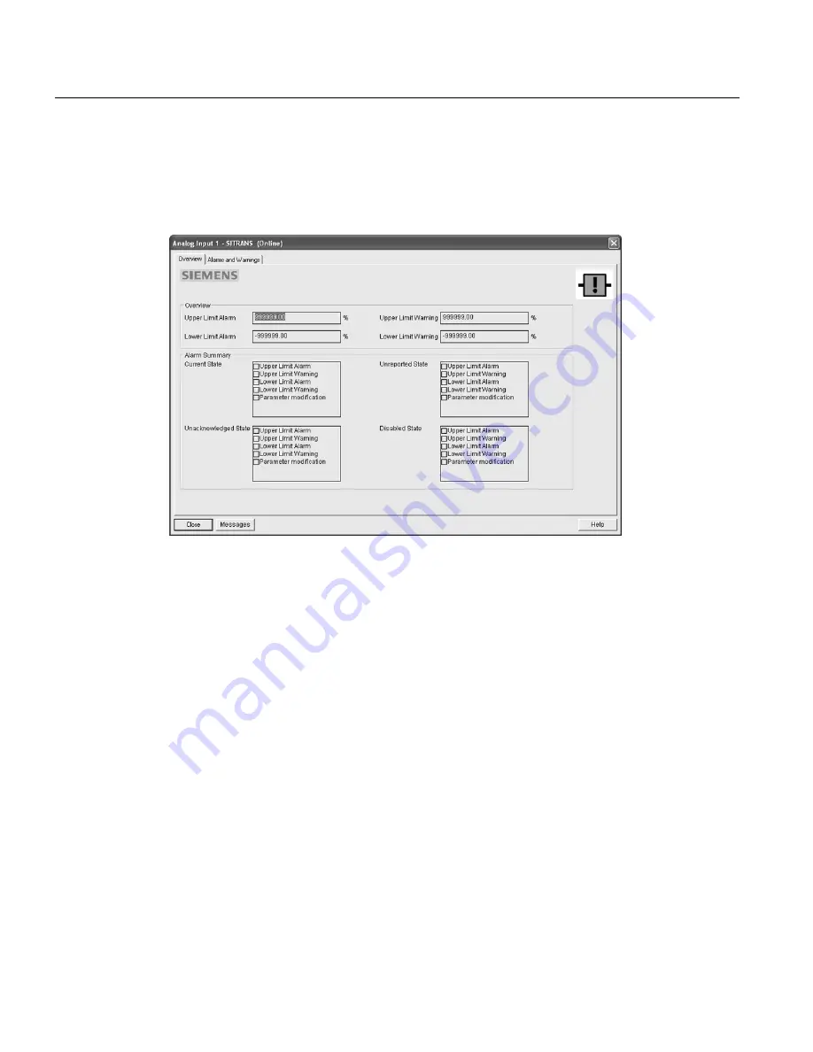 Siemens Sitrans LR250 Operating Instructions Manual Download Page 104