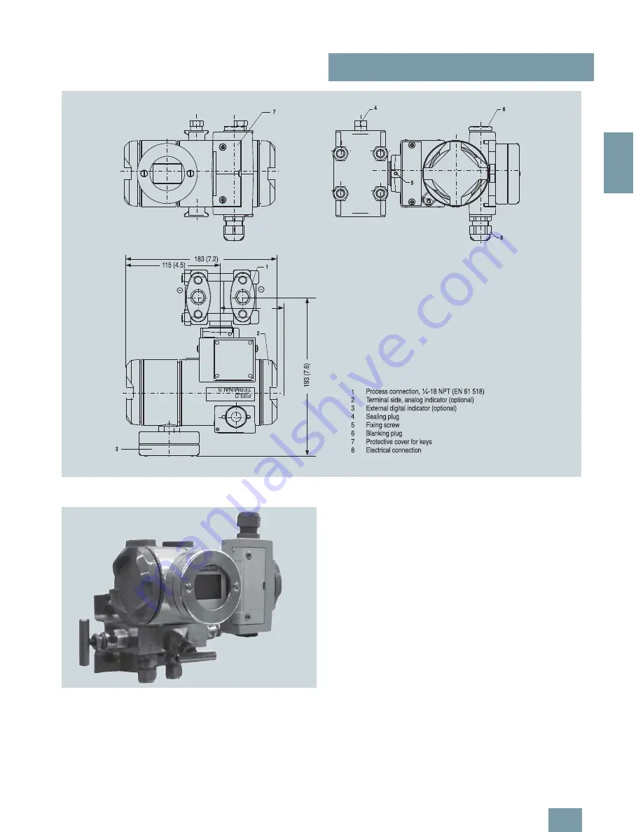 Siemens SITRANS P Скачать руководство пользователя страница 123