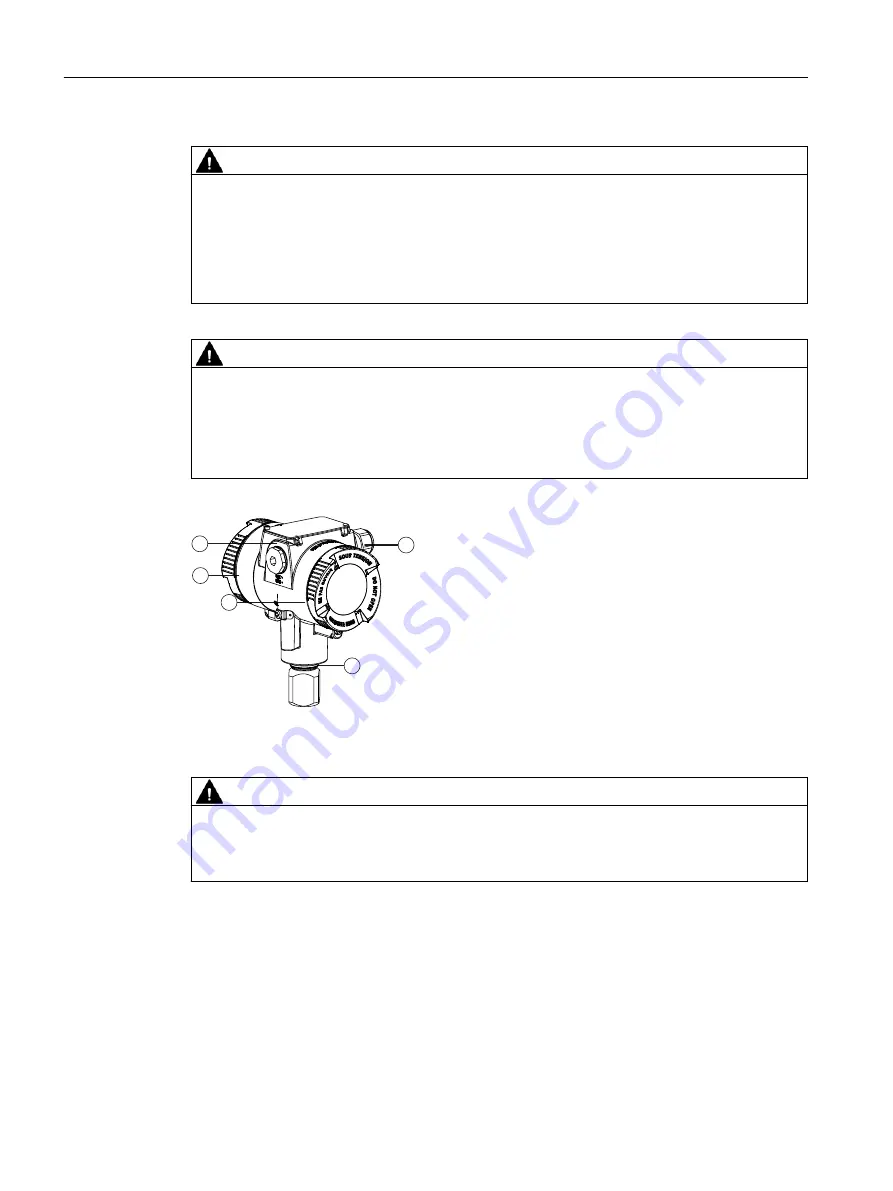 Siemens SITRANS P Operating Instructions Manual Download Page 44