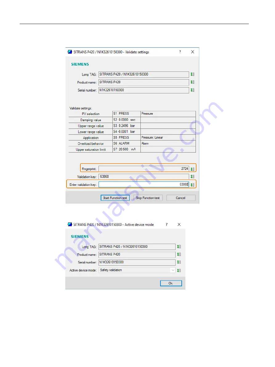 Siemens SITRANS P Operating Instructions Manual Download Page 172