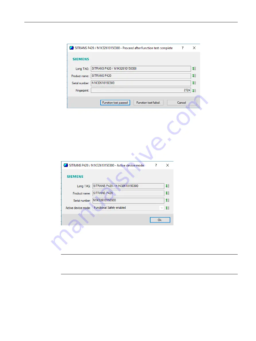 Siemens SITRANS P Operating Instructions Manual Download Page 173