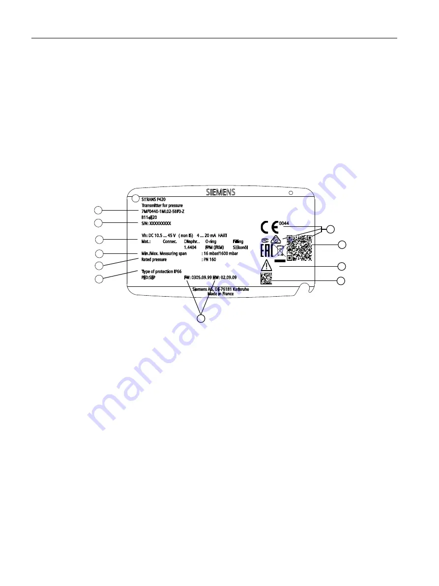 Siemens SITRANS P320 Operating Instructions Manual Download Page 26