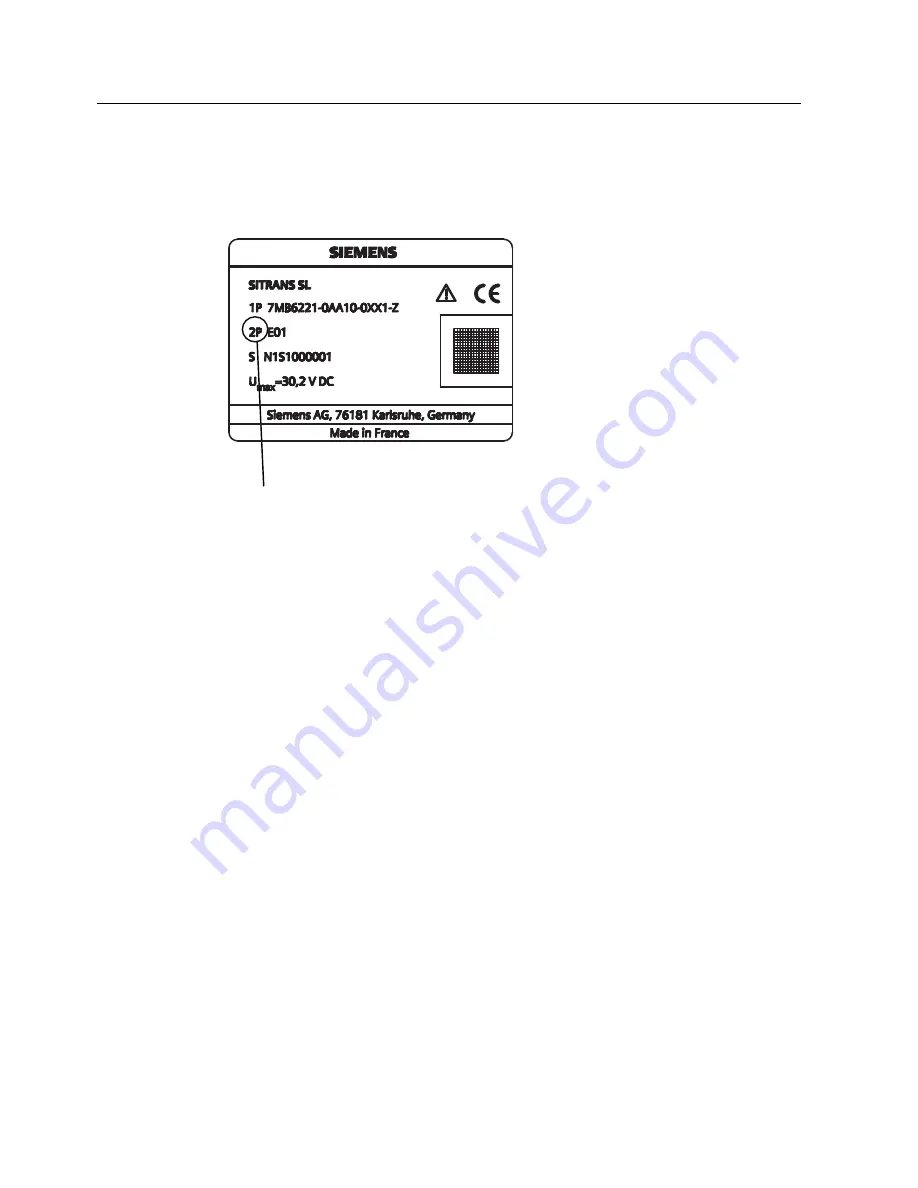 Siemens SITRANS SL Operating Instructions Manual Download Page 8