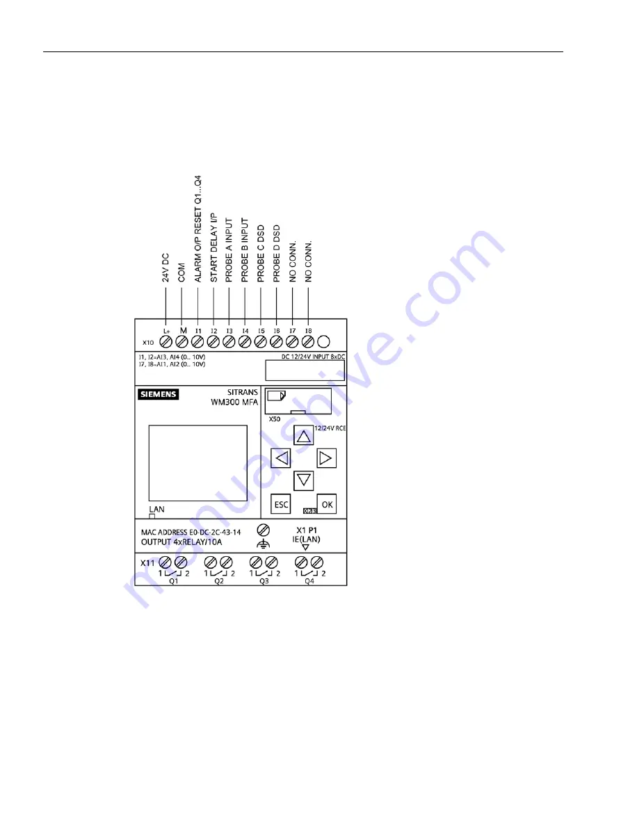 Siemens SITRANS WM300 MFA Скачать руководство пользователя страница 16