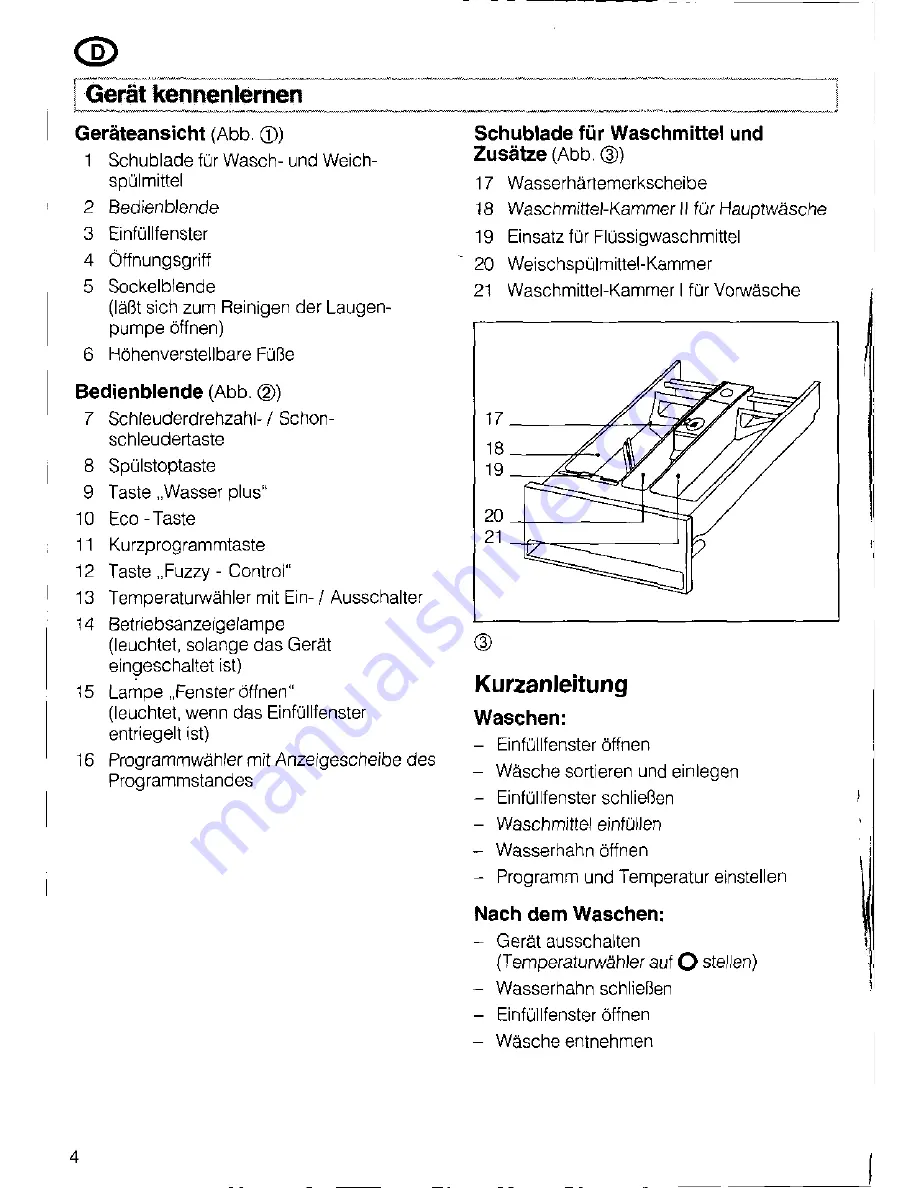 Siemens SIWAMAT PLUS 3773 Operating Instructions Manual Download Page 2