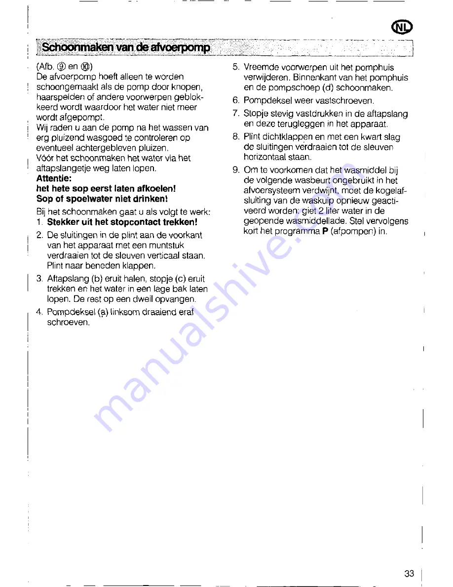 Siemens SIWAMAT PLUS 3773 Operating Instructions Manual Download Page 33