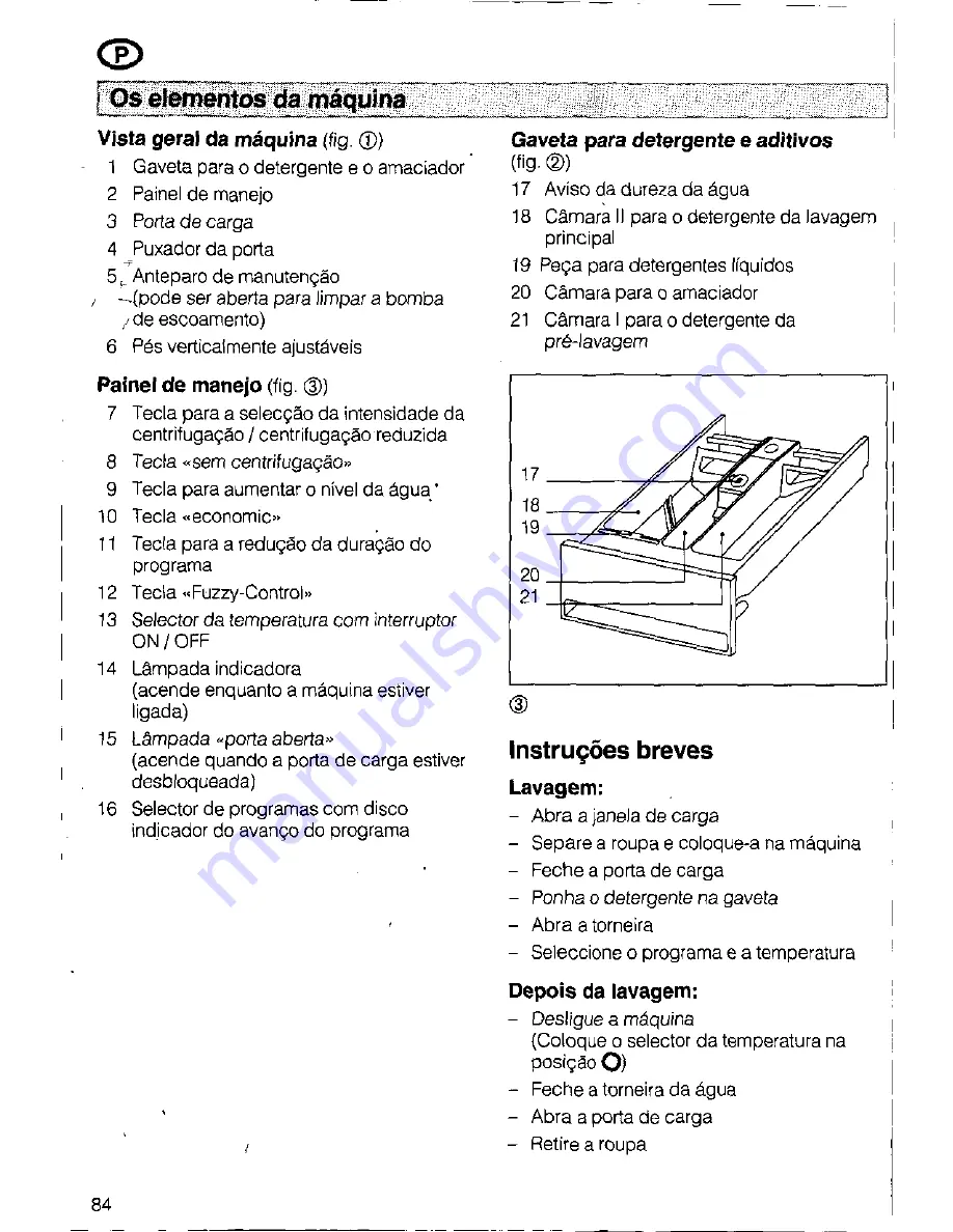 Siemens SIWAMAT PLUS 3773 Operating Instructions Manual Download Page 84