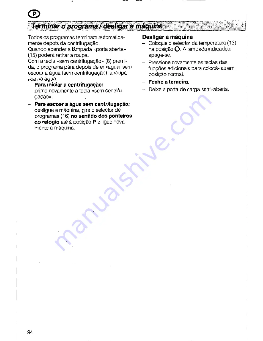 Siemens SIWAMAT PLUS 3773 Operating Instructions Manual Download Page 94