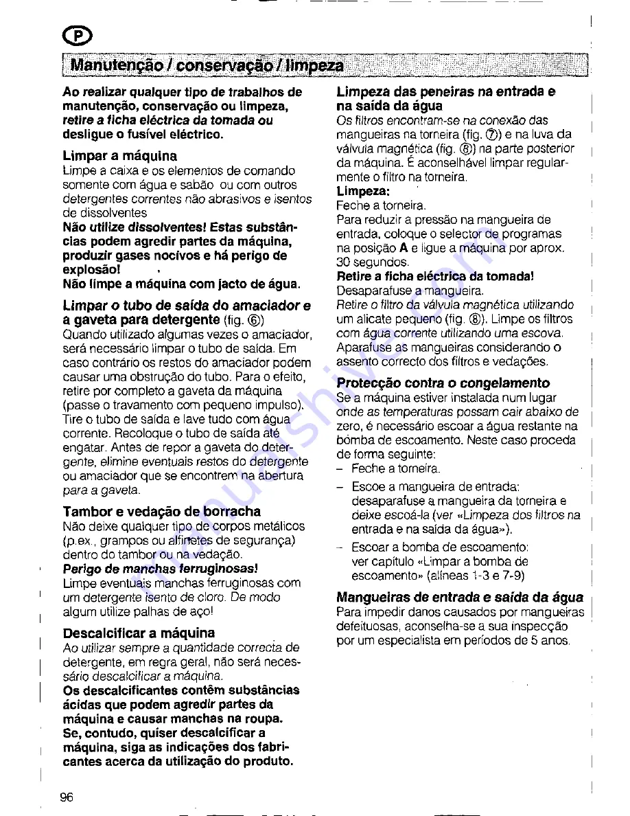 Siemens SIWAMAT PLUS 3773 Operating Instructions Manual Download Page 96