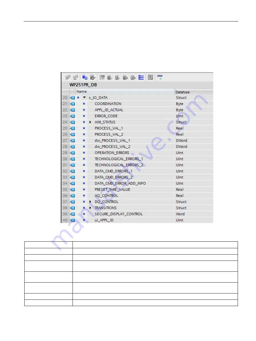 Siemens SIWAREX WP251 Manual Download Page 191