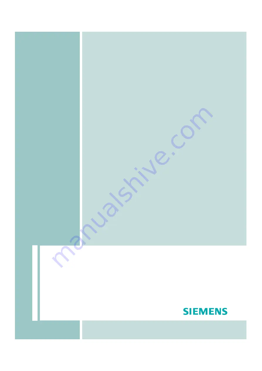 Siemens SOMATOM Spirit Operator'S Manual Download Page 1