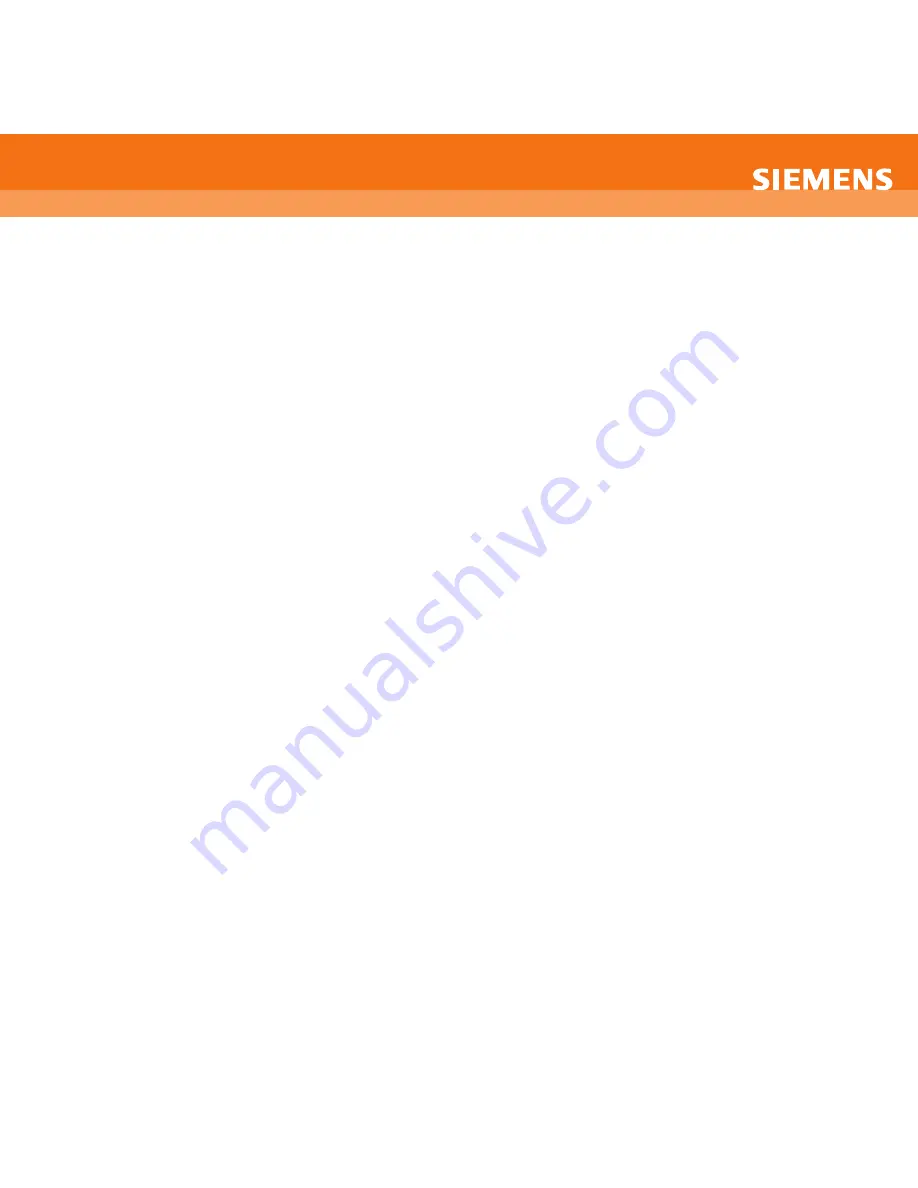 Siemens SONOLINE G40 Quick Reference Manual Download Page 1