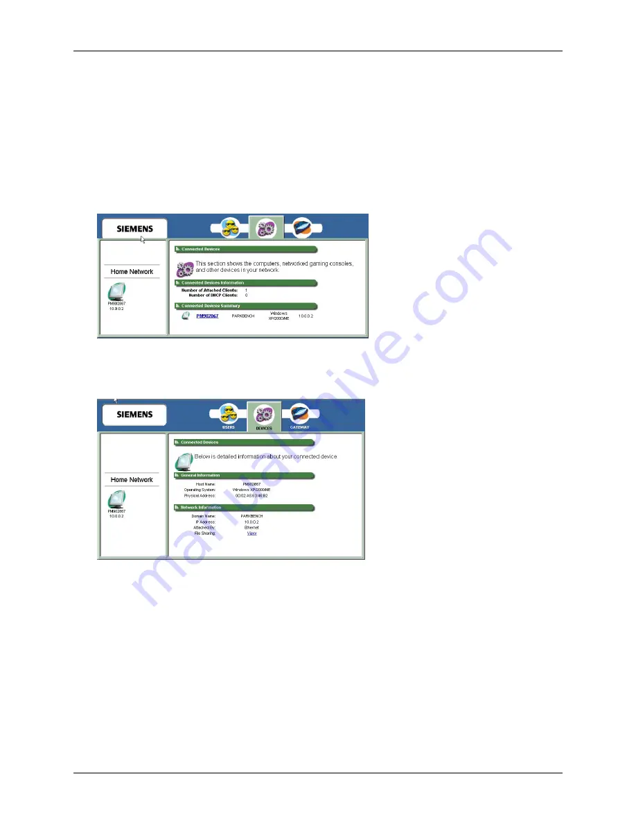 Siemens SpeedStream 5450 User Manual Download Page 35