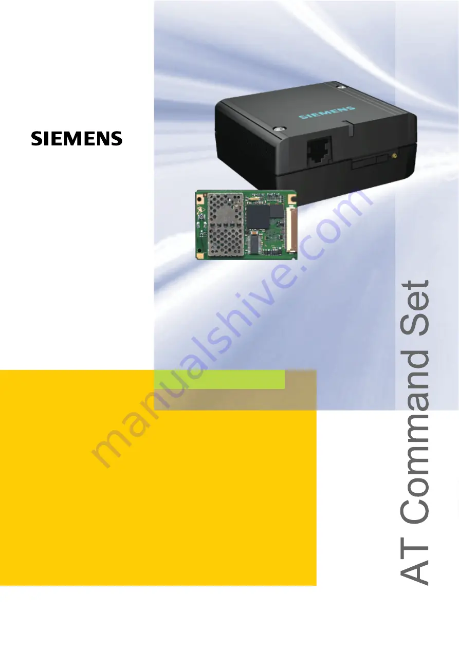 Siemens TC35i Terminal Скачать руководство пользователя страница 1