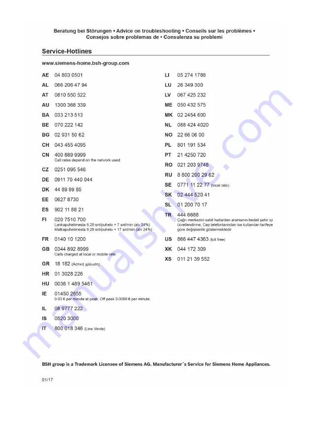 Siemens TI923 Series Instruction Manual Download Page 184