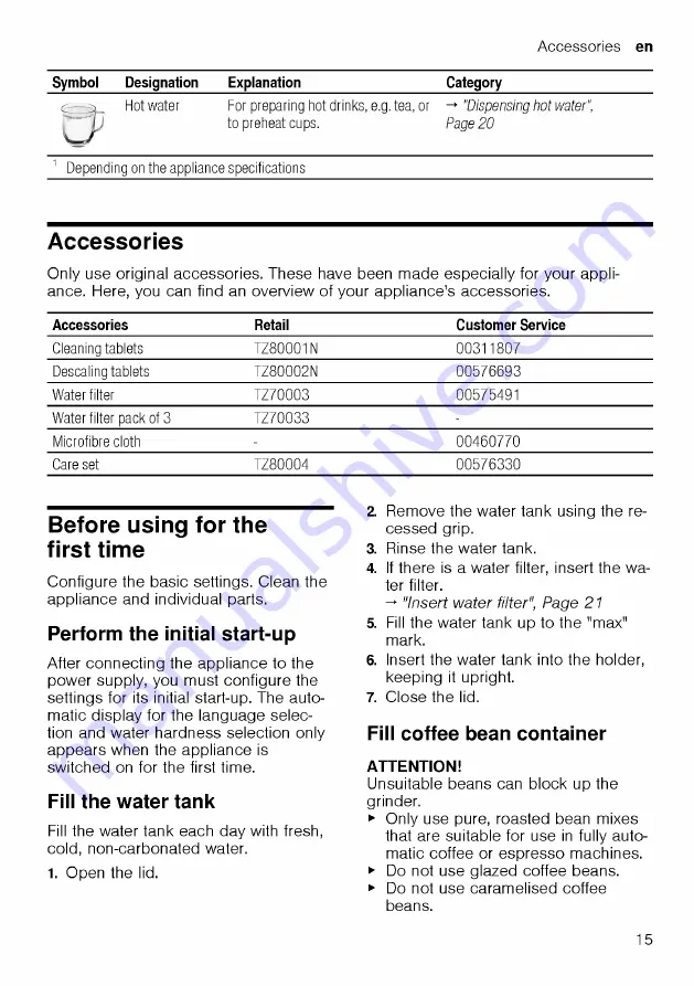 Siemens TP5 Series User Manual Download Page 15