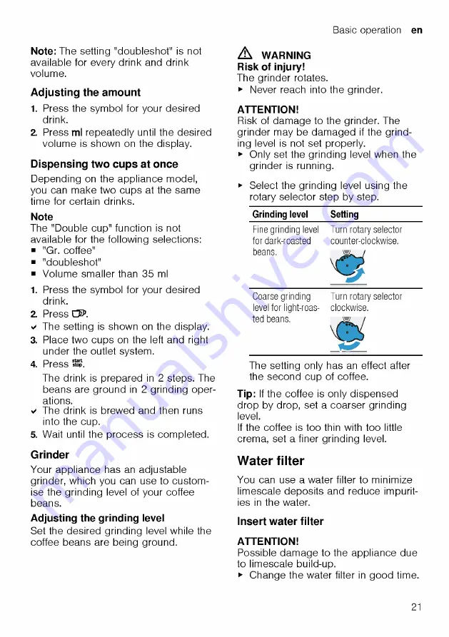 Siemens TP5 Series User Manual Download Page 21