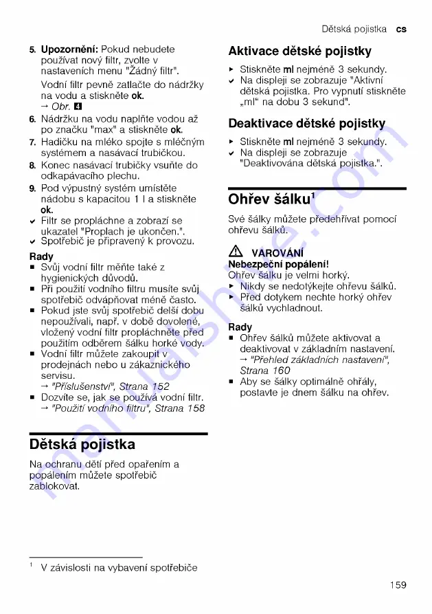 Siemens TP5 Series User Manual Download Page 159