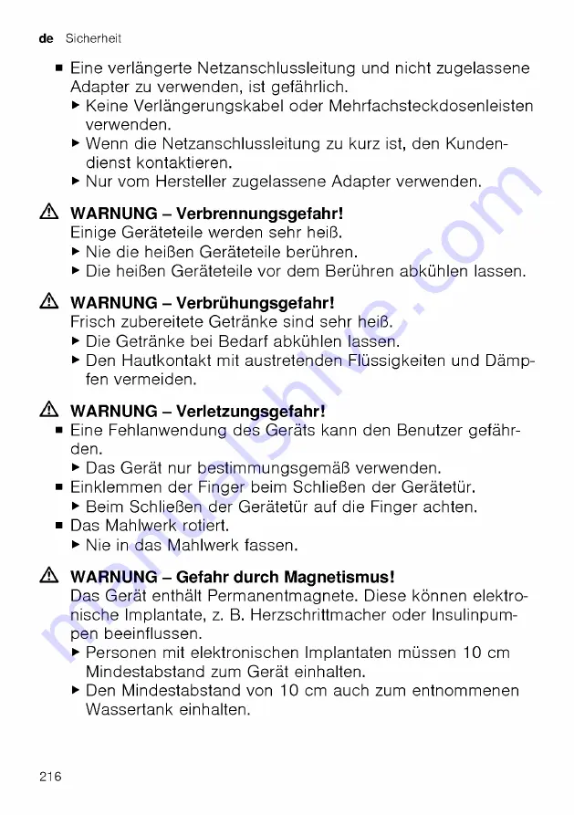 Siemens TP5 Series User Manual Download Page 216