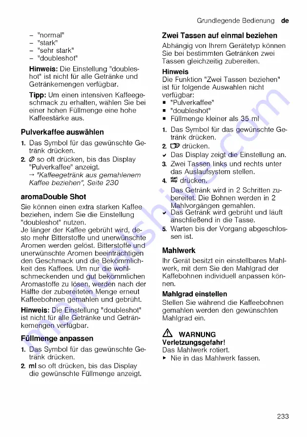 Siemens TQ5 Series User Manual Download Page 233