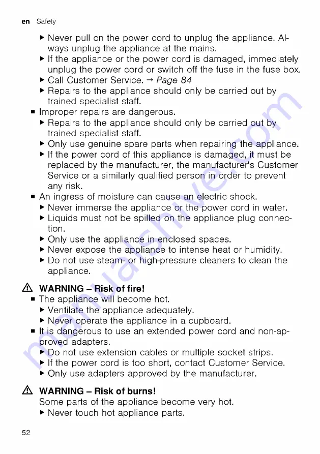 Siemens TQ507DF3 User Manual Download Page 52