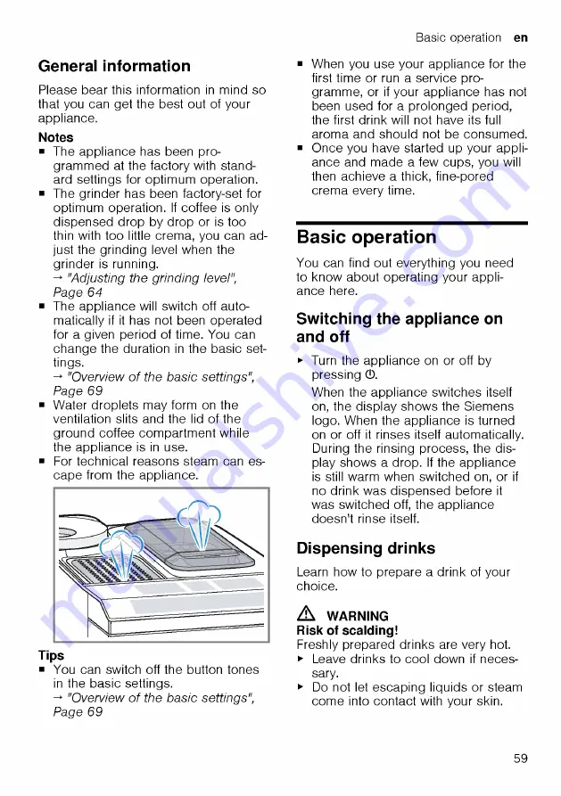 Siemens TQ507DF3 User Manual Download Page 59