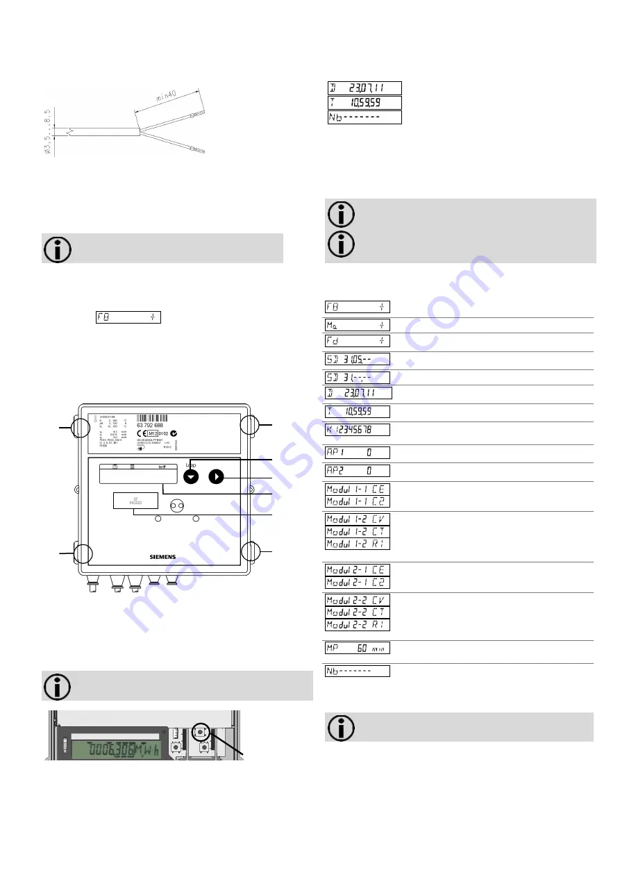 Siemens UH50 Series Installation Instructions Manual Download Page 70