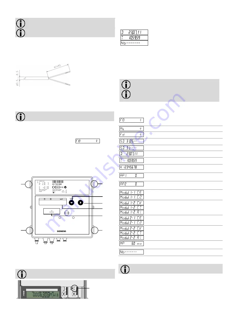 Siemens UH50 Series Installation Instructions Manual Download Page 104