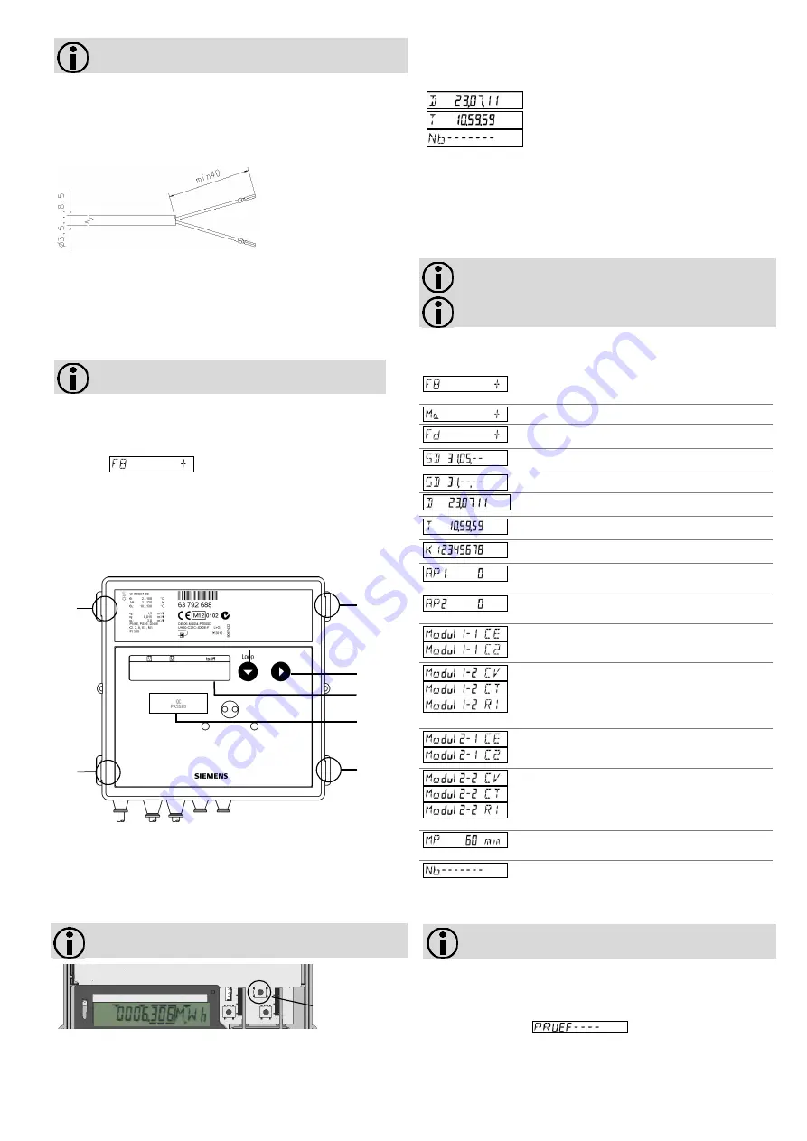 Siemens UH50 Series Installation Instructions Manual Download Page 118