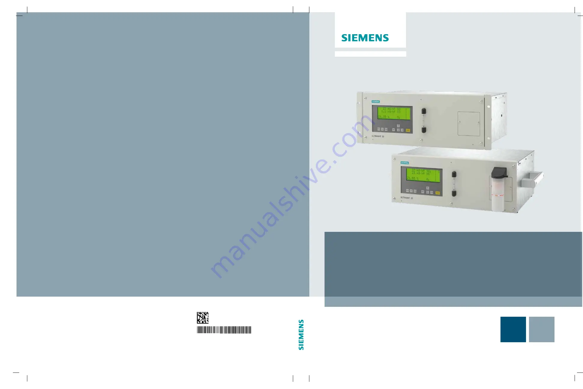 Siemens ULTRAMAT 23 Manual Download Page 1