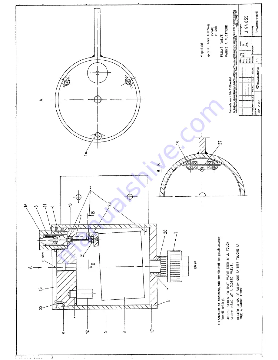 Siemens V-2030 Instruction Manual Download Page 42