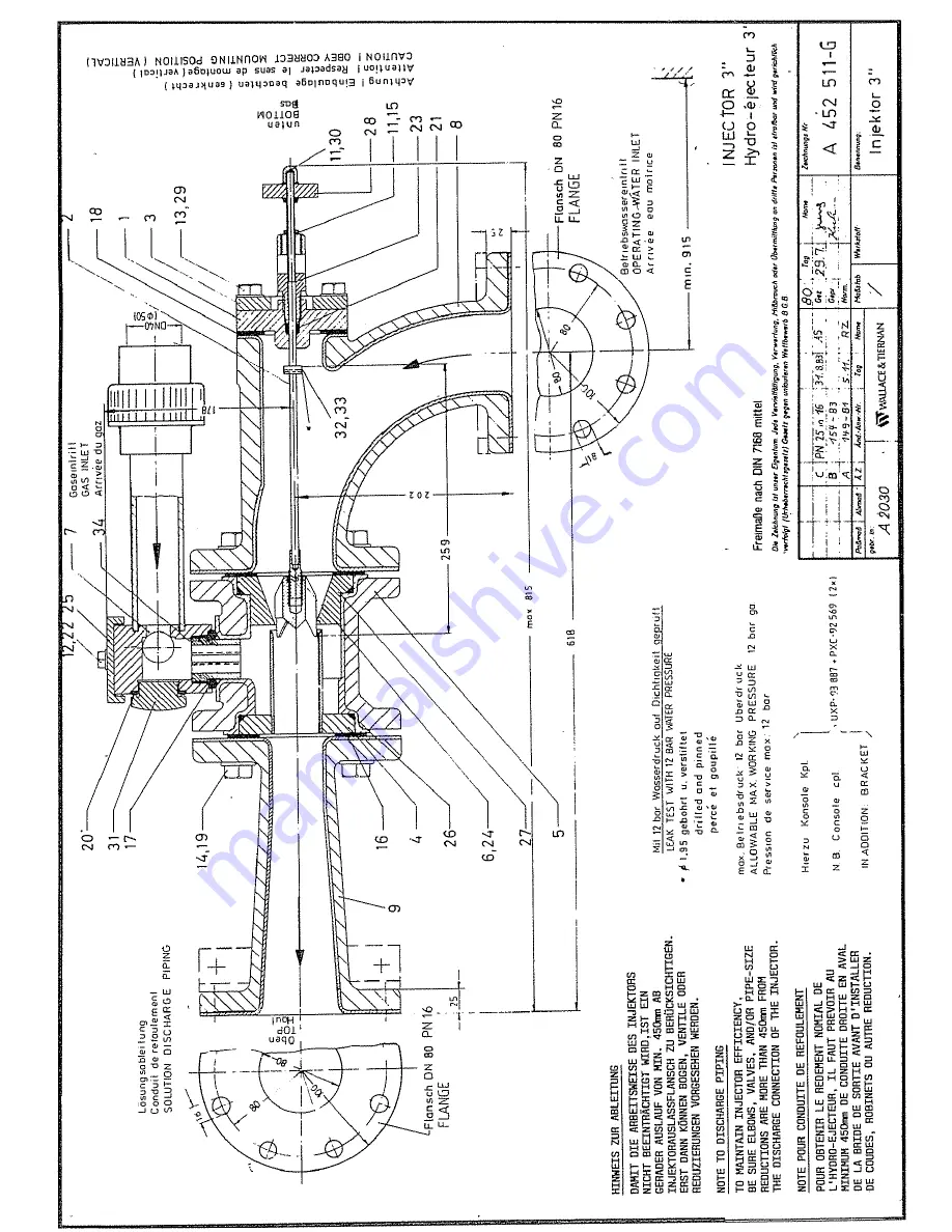 Siemens V-2030 Instruction Manual Download Page 70